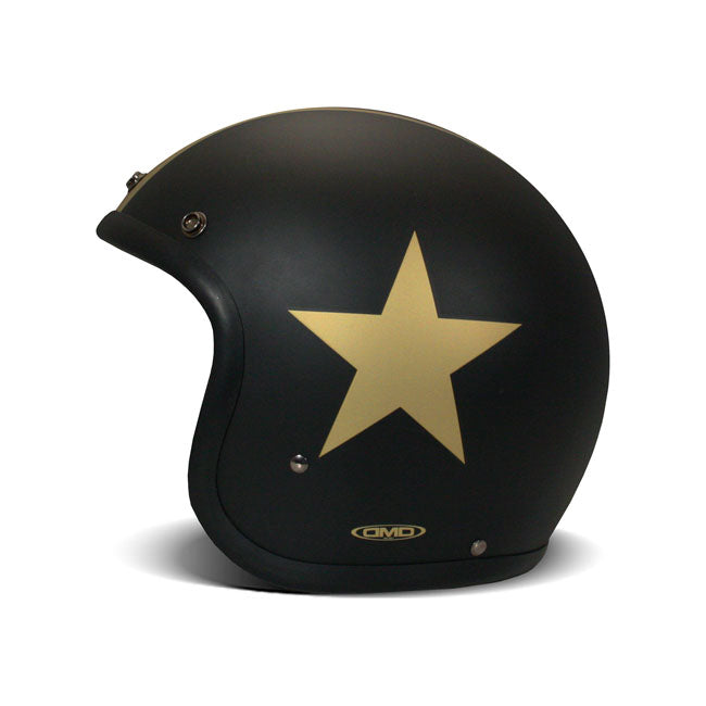 Casco Moto Jet DMD Estrella Dorada - URA Moto