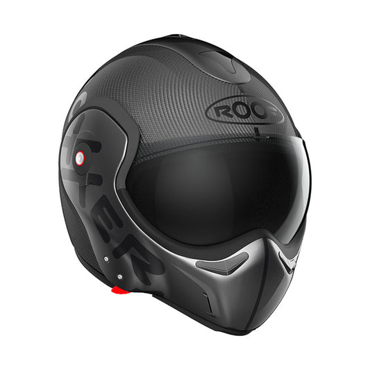 Casco moto modular Roof Boxxer Carbono Grafito - URA Moto