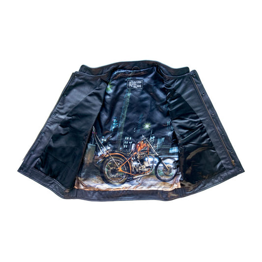 Chaleco Piel Night Rider 13 ½ - URA Moto
