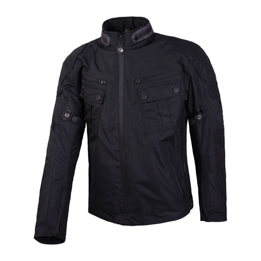 Chaqueta Moto Cordura BY City Katar II Negra - URA Moto