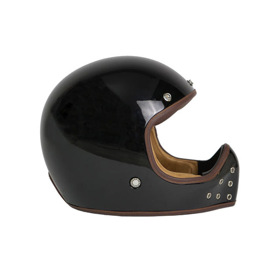 Casco Moto Integral BY City The Rock Negro Brillante - URA Moto
