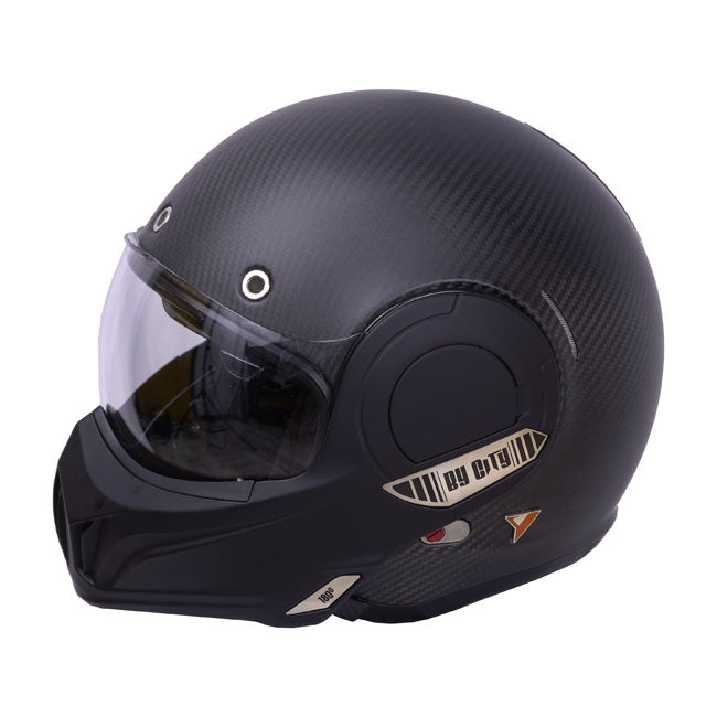 Casco Moto Modular BY City 180 Carbon - URA Moto