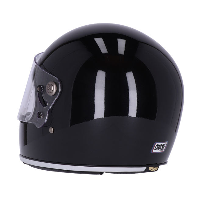 Casco moto Integral Roeg Chase Negro Brillante - URA Moto