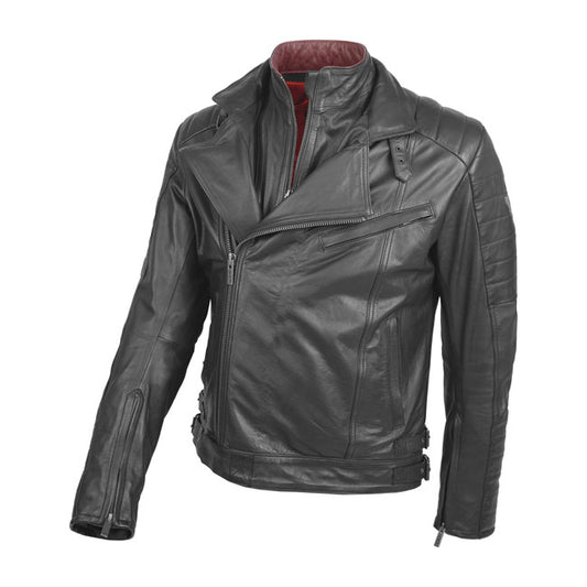 Chaqueta Moto Piel BY CITY Kings Negra - URA Moto