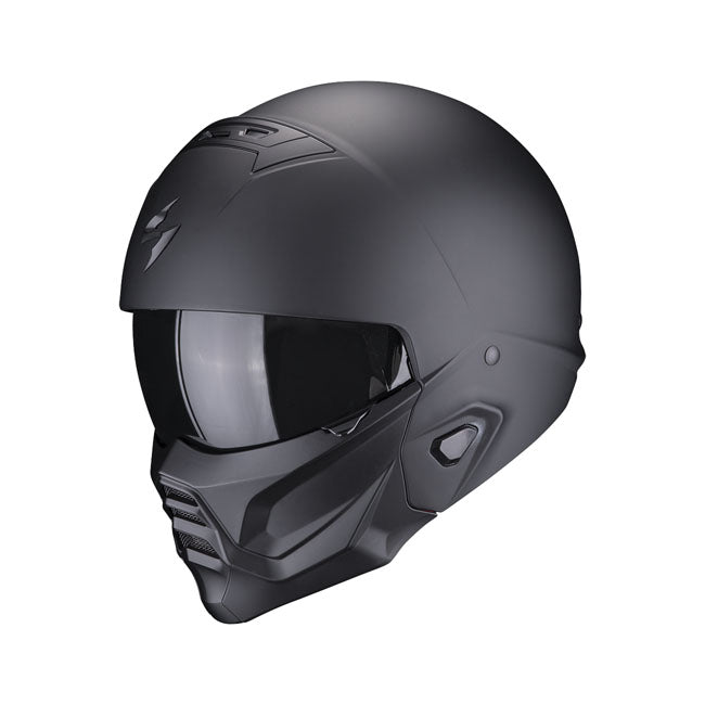 Casco Moto Scorpion EXO-Combat II Negro Mate - URA Moto