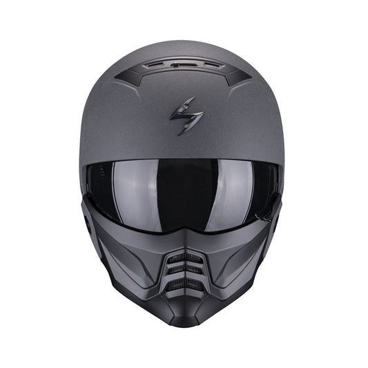 Casco Moto Scorpion EXO-Combat II Gris Oscuro - URA Moto