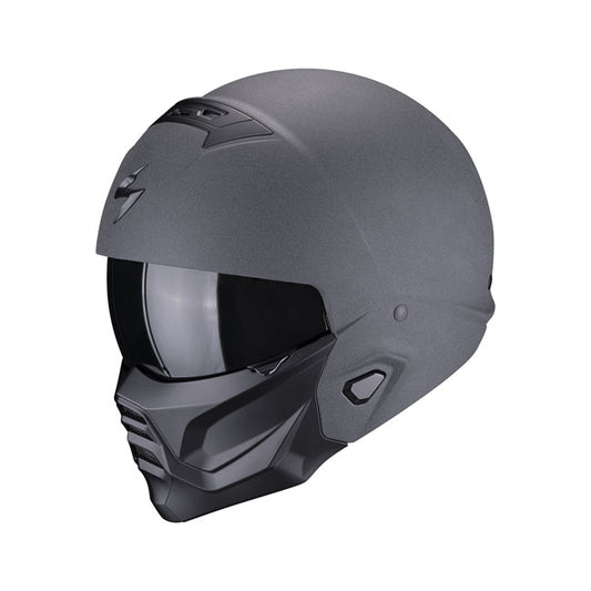 Casco Moto Scorpion EXO-Combat II Gris Oscuro - URA Moto