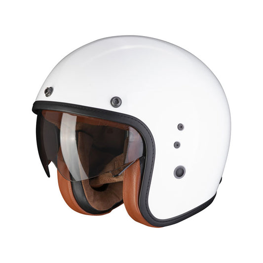 Casco Moto Scorpion Belfast EVO Luxe Blanco - URA Moto