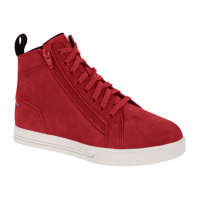 Botas Mujer Sneakers Moto Segura Braxton Rojas - URA Moto