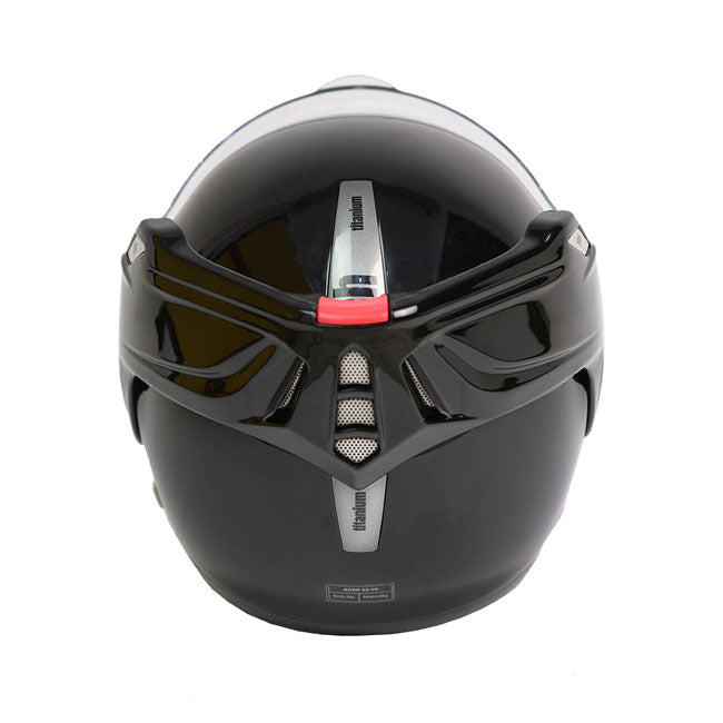 Casco Moto Modular BY City 180 Negro Brillo - URA Moto