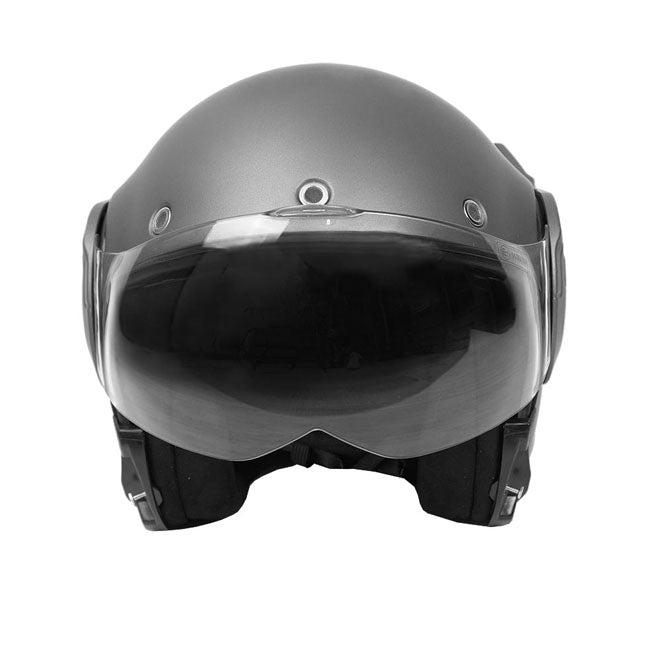 Casco Moto Modular BY City 180 Tech Gris - URA Moto