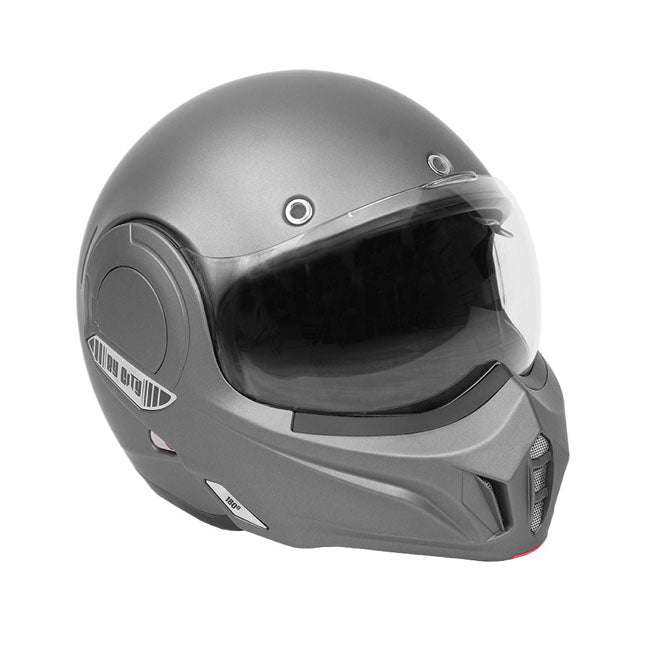 Casco Moto Modular BY City 180 Tech Gris - URA Moto