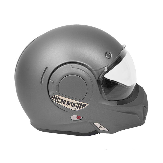Casco Moto Modular BY City 180 Tech Gris - URA Moto
