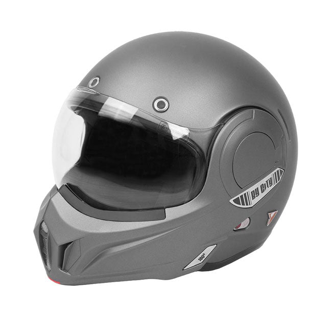 Casco Moto Modular BY City 180 Tech Gris - URA Moto