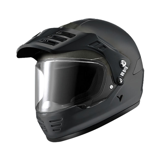 Casco Moto Integral BY CITY Rider Negro Mate - URA Moto