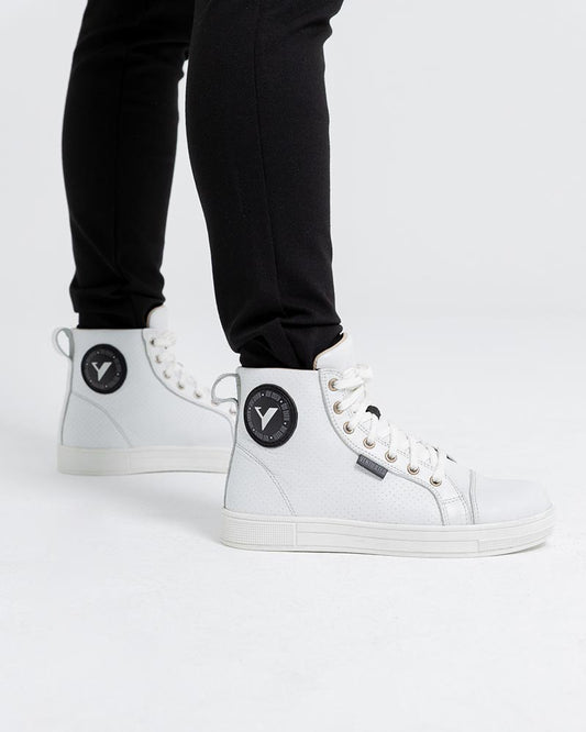 Calzado Moto BY City Tradition II Blancas - URA Moto