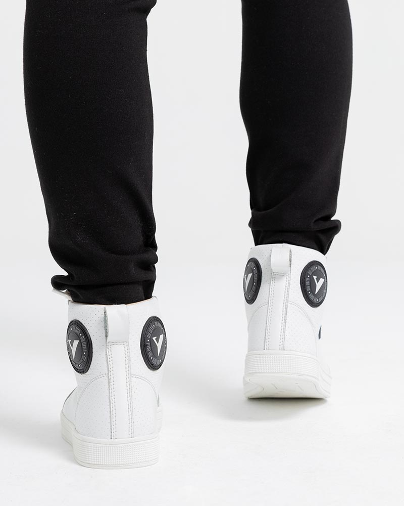 Calzado Moto BY City Tradition II Blancas - URA Moto
