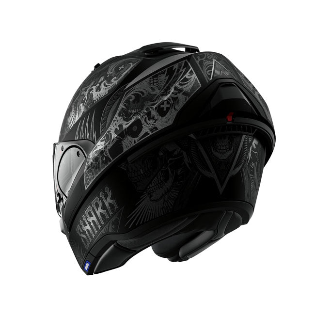 Casco moto Shark Modular EVO-ES K-ROZEN Negro Mate - URA Moto