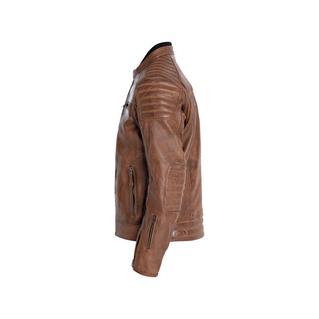 Chaqueta Piel John Doe Dexter Marrón - URA Moto