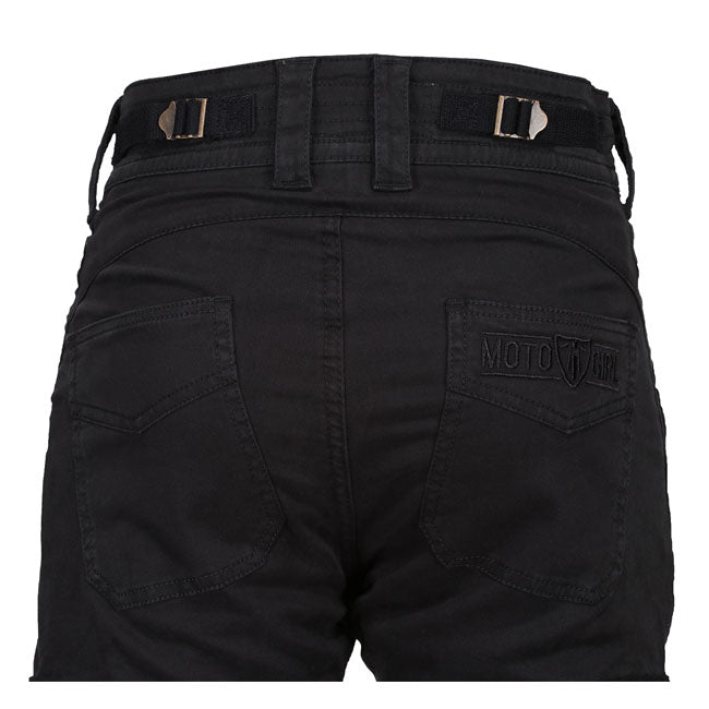 Pantalón Moto Motogirl Lara Cargo Negro - URA Moto