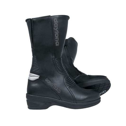 Botas Moto Mujer Touring Daytona Pilot GTX Negro - URA Moto