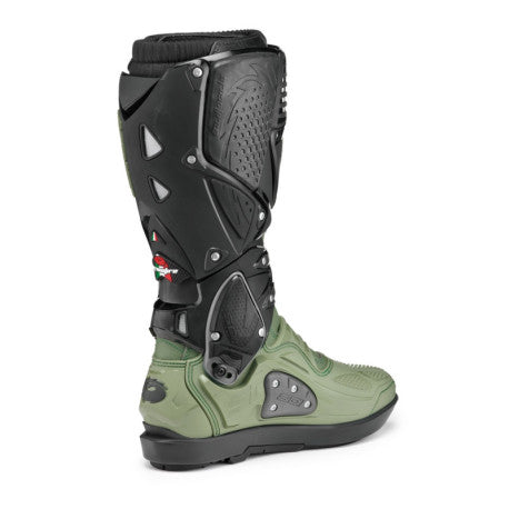 Botas Sidi Crossfire 3 SRS verde militar/negro | MX Enduro SRS - URA Moto