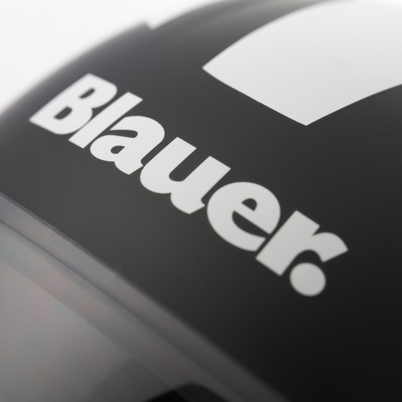 Casco Moto Jet Blauer BET HT Negro-Blanco - URA Moto