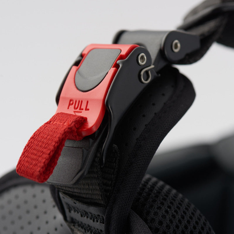 Casco Jet Blauer Brat Negro Mate Rojo ABS Urbano