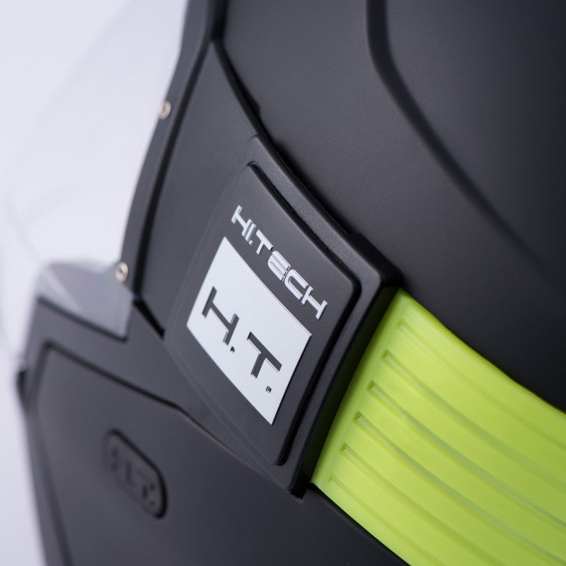 Casco Moto Jet Blauer HACKER BTR Negro-Amarillo Fluor - URA Moto