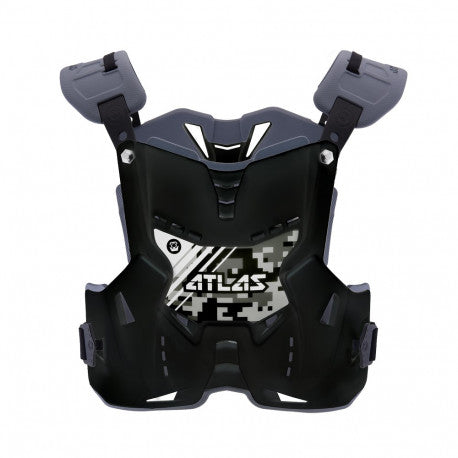 Protector Peto Atlas Defender Infantil Negro