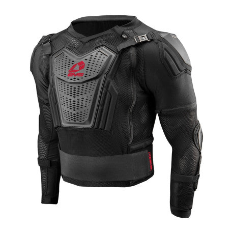 Peto EVS Comp Suit Youth Negro/Rojo - Protección Integral Junior MX - URA Moto