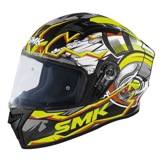 Casco moto SMK Integral Stellar Turbo Decorado Brillo (GL246) - URA Moto