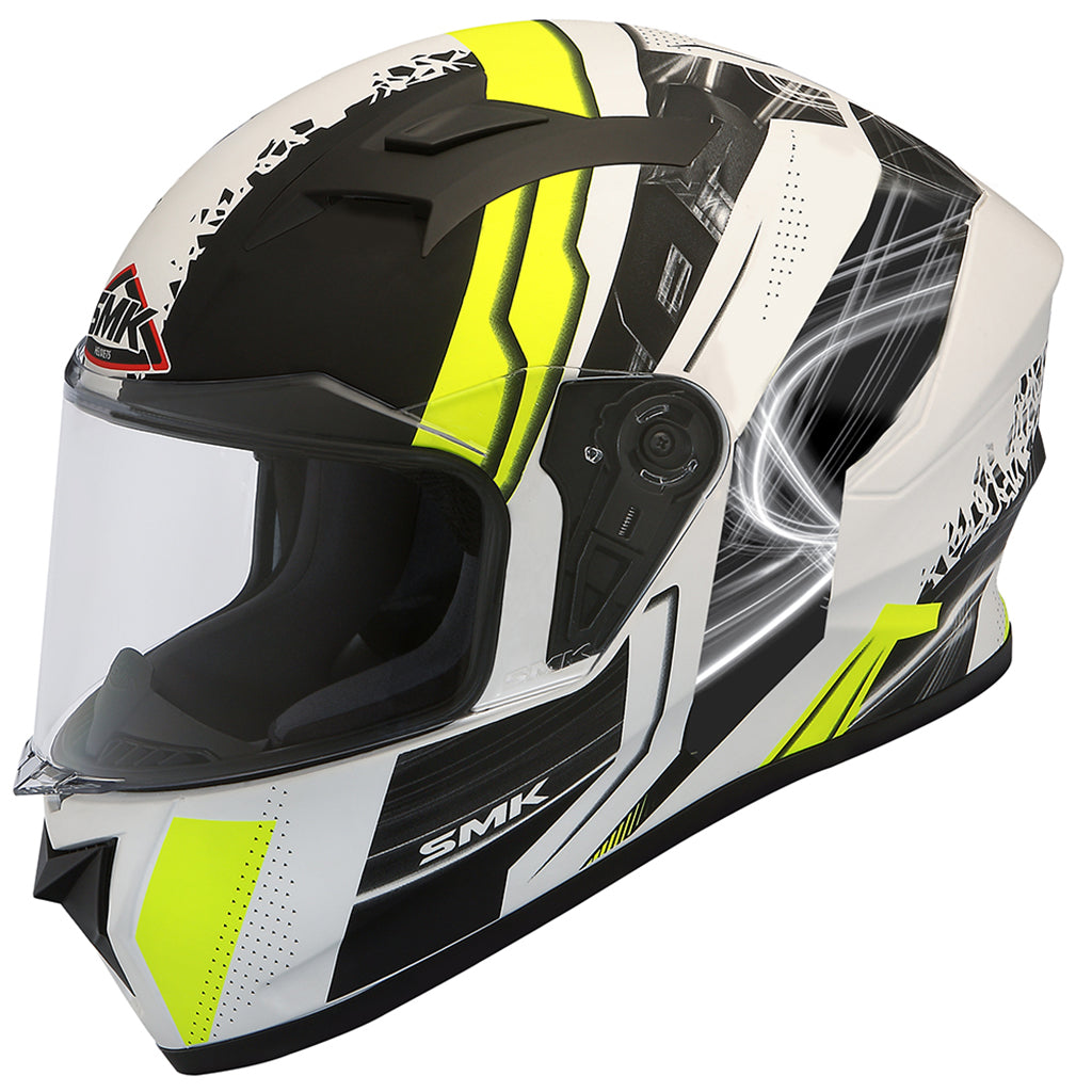 Casco moto SMK Integral Stellar Swank Decorado Mate (MA124) - URA Moto