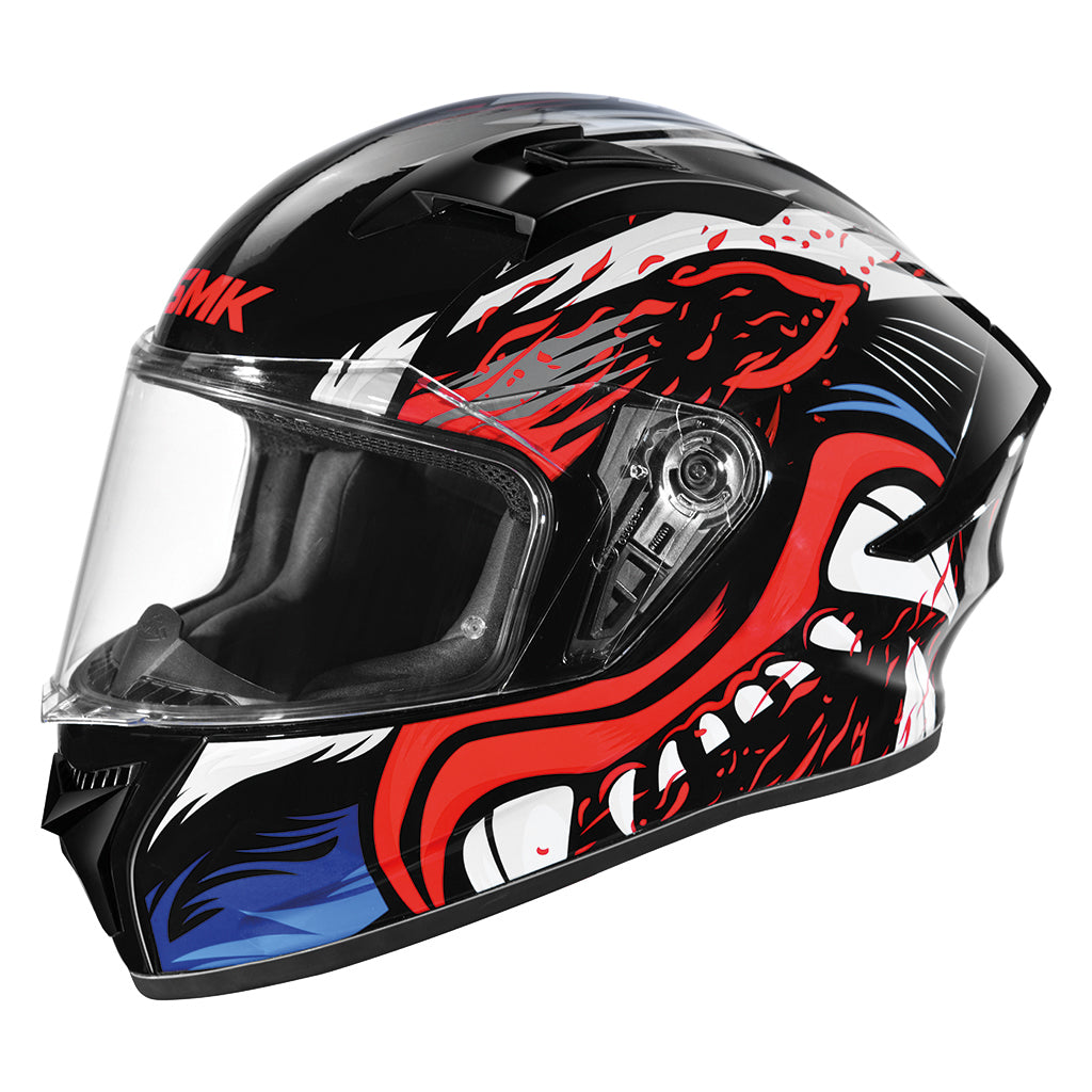 Casco moto SMK Integral Stellar Animal Decorado Mate (MA231) - URA Moto