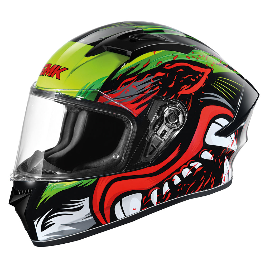 Casco moto SMK Integral Stellar Animal Decorado Mate (MA234) - URA Moto