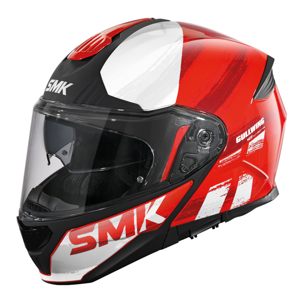 Casco moto SMK Modular Gullwing Tourleader Brillo (GL363) - URA Moto