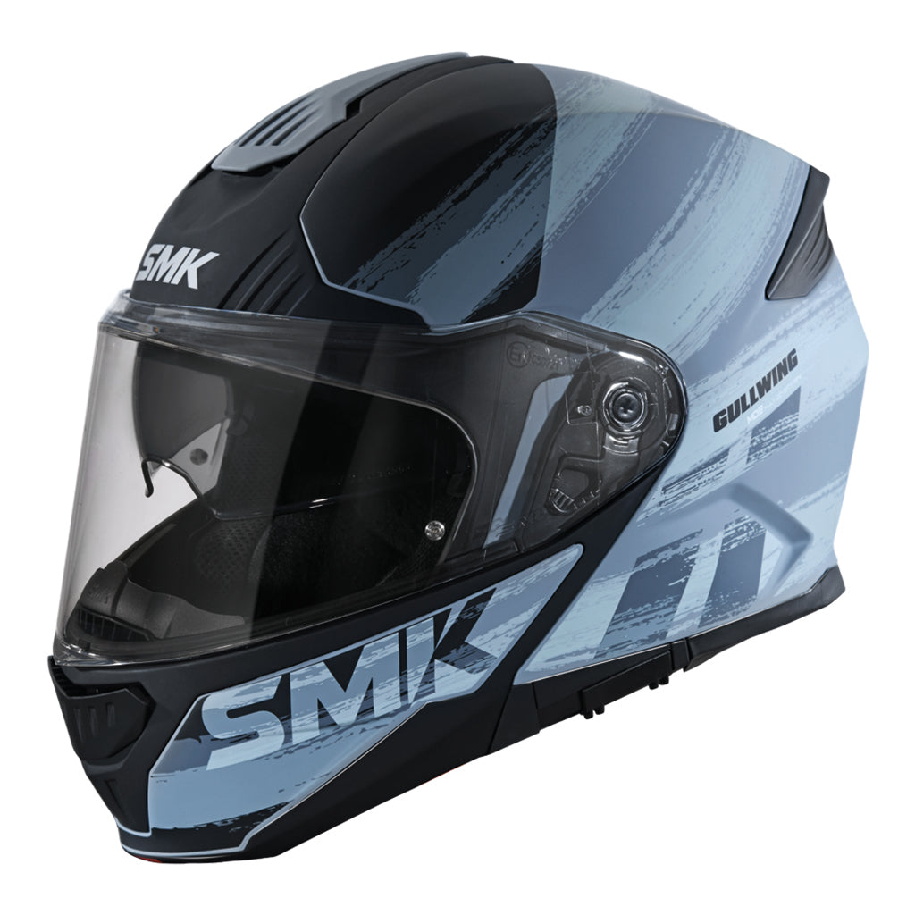 Casco moto SMK Modular Gullwing Tourleader Brillo (GL626) - URA Moto
