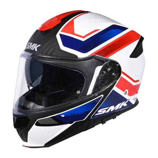 Casco moto SMK Modular Gullwing Supertour Decorado Brillo (GL153)