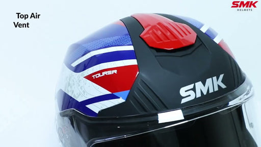 Casco SMK Gullwing Venture Decorado Brillo GL253 - Modular Touring ECE 22.06 - URA Moto