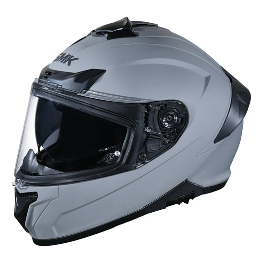 Casco SMK Typhoon Gris Cemento MA600 - Integral Sport-Touring ECE - URA Moto
