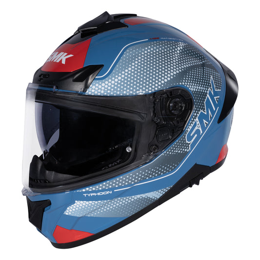 Casco Integral Moto Typhoon Mystic Decorado Mate(MA551)