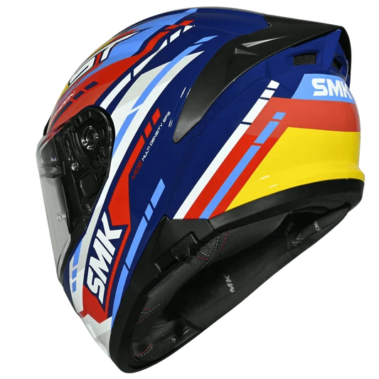 Casco SMK Typhoon Sports Tourer Decorado Brillo GL534 - Integral Touring ECE 22.06 - URA Moto