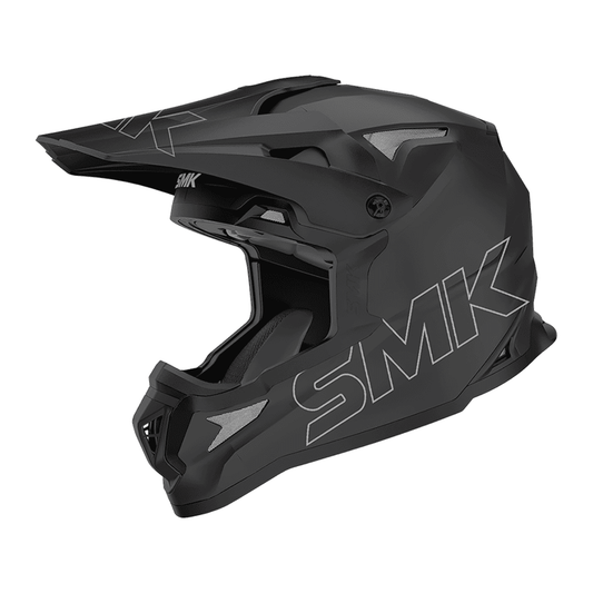 Casco moto SMK Offroad Allterra Negro Mate (MA260) - URA Moto