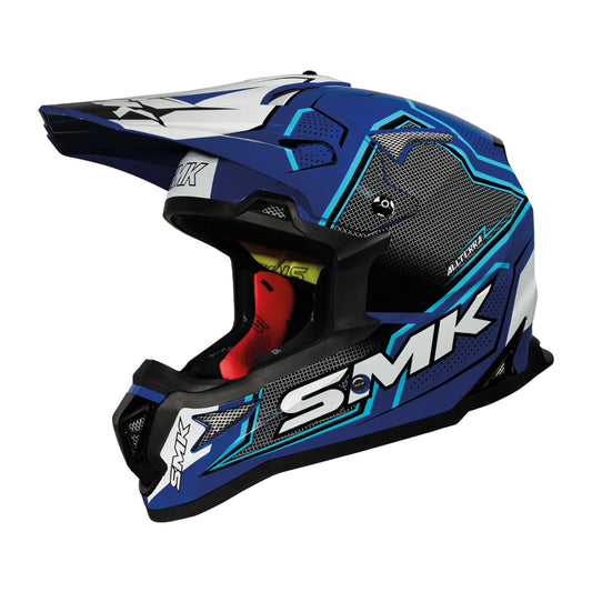 Casco SMK Allterra Maverix Decorado Brillo GL521 - Off-Road MX ECE 22.06 - URA Moto