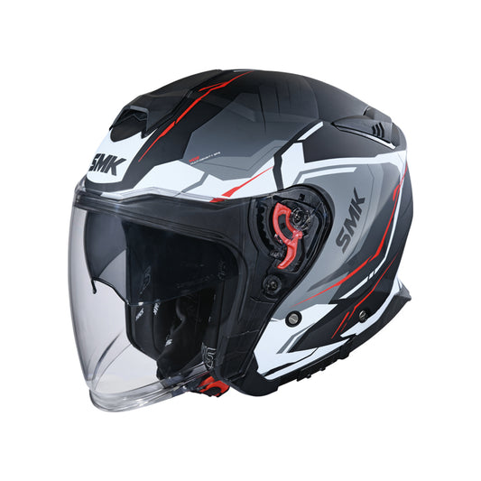 Casco moto SMK Jet GTJ Escape Decorado Mate (MA213)