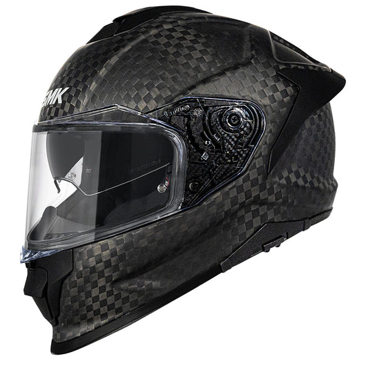Casco SMK Titan Carbon Mate MACA200 - Integral Fibra Carbono ECE 22.06 - URA Moto
