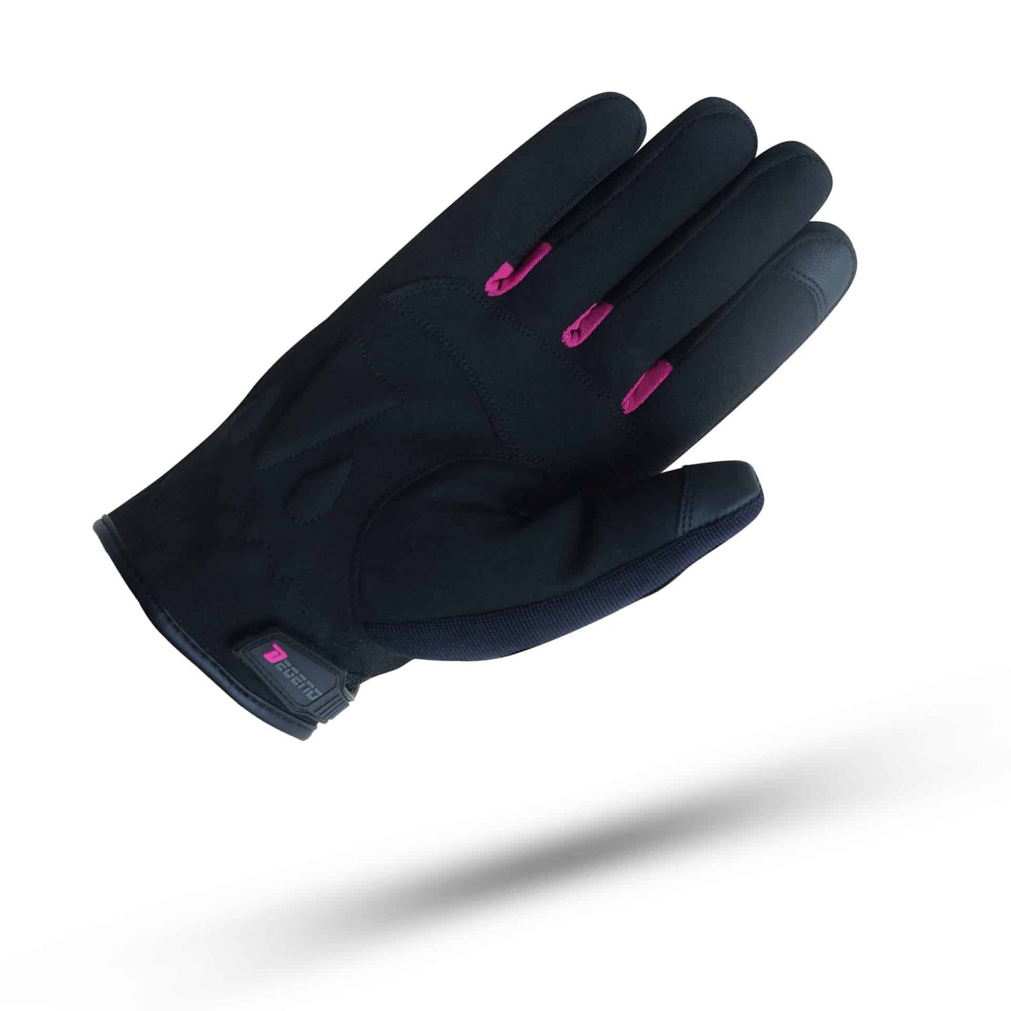 Guante Moto Mujer Degend Invierno Apus Negro-Violeta - URA Moto