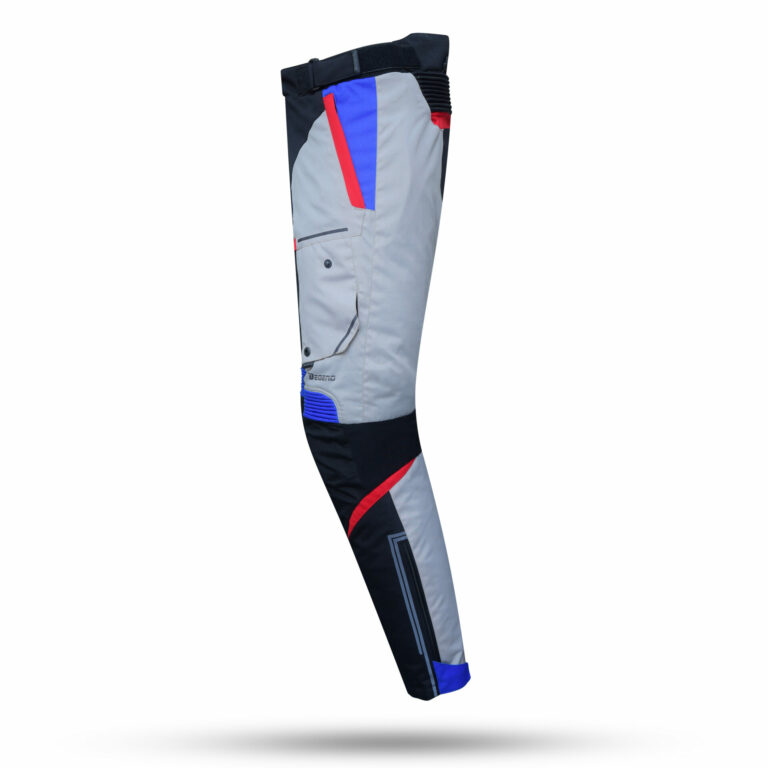 Pantalón Moto Degend Sweep Tri-Capa Gris-Rojo-Azul - URA Moto