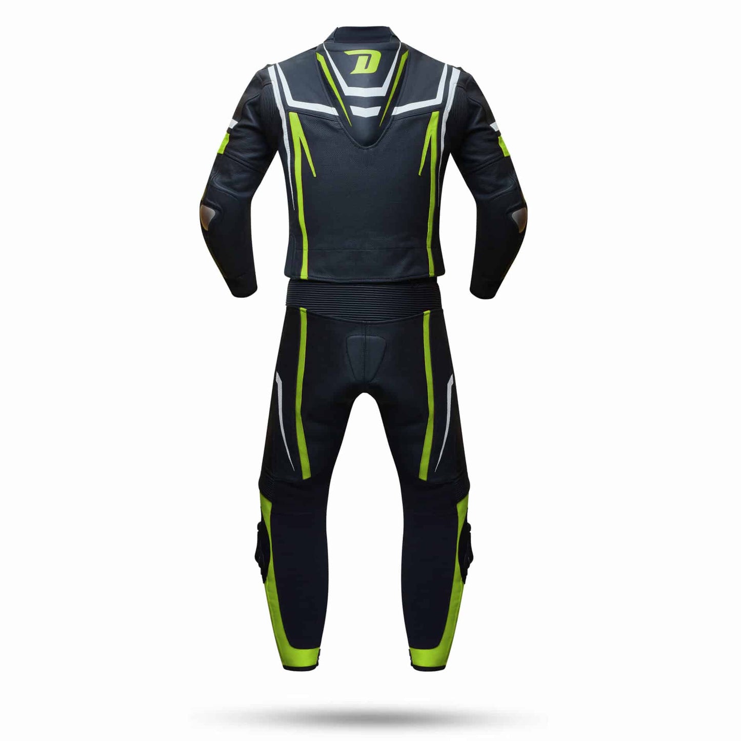 Mono Moto Degend Rapid 2-PC Negro-Fluor-Blanco - URA Moto