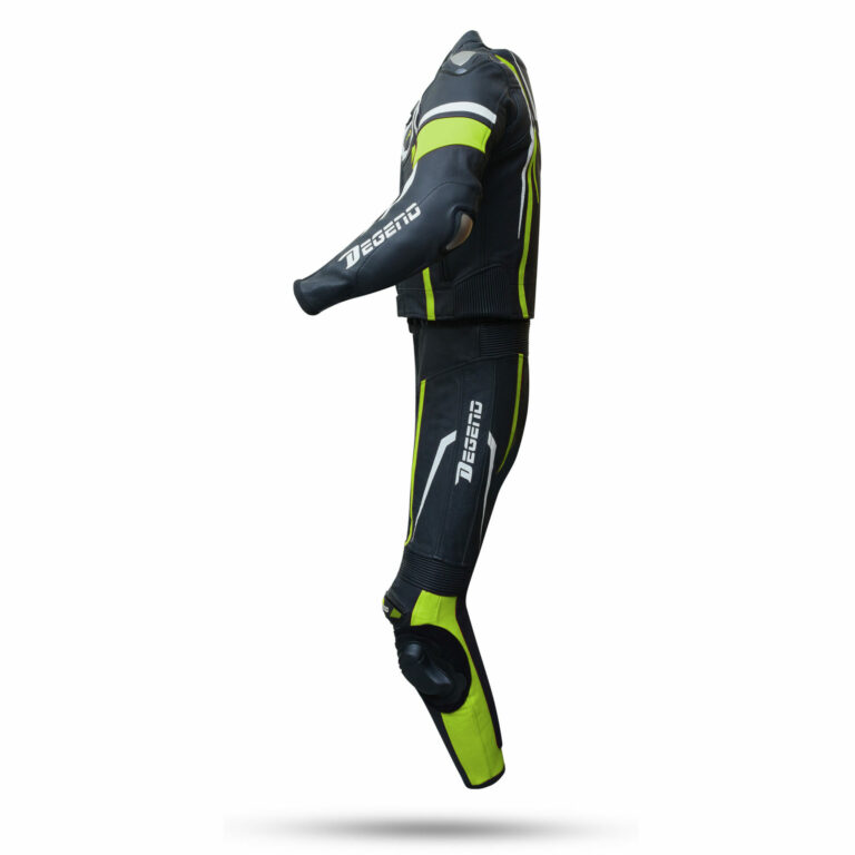 Mono Moto Degend Rapid 2-PC Negro-Fluor-Blanco - URA Moto